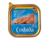COSHIDA morčacie a kuracie mokré krmivo pre mačky 20 ks