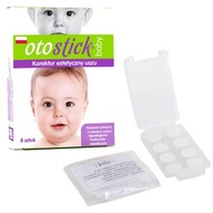 Detské estetické korektory do uší Otostick Baby 8 korektorov + čiapočka