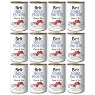 BRIT MONO PROTEIN JAHNIČNÁ RYŽA VLHČENÉ KRMIVO PRE PSA S JAHNIČNOU RYŽOU 12x400g