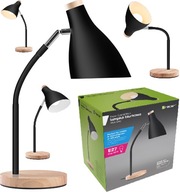 Stolná lampa Scandi E27 do 40W, čierna, 1,5 m