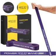 Cvičebná a tréningová páska POWER BAND 4FIZJO - Fialová, 17-26kg