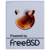 Samolepka Powered by FreeBSD 19 x 24 mm