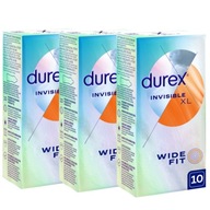 Durex Invisible tenké, veľké kondómy, 30 kusov, veľkosť XL