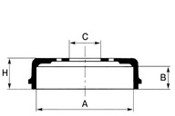 BRZDOVÉ VALCE MERCEDES G (W460) G (W461) G (W463)