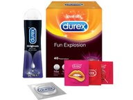 Durex FUN 40 ks. + Perfect Glide intímny gél 50 ml