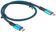 KRÁTKY kábel 0,5m Lanberg USB-C v4 PD 100W 50cm 8K