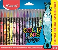 Farebné fixky Peps Monster Maped 18 farieb