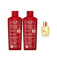 Felps SOS box 2x250ml šampón kondicionér + UV olej 10ml