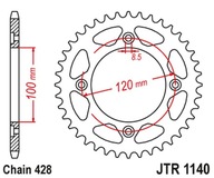 JT ZADNÉ OZNAČENIE 4478 54 BETA 125 RR/RE '08-20