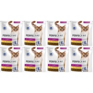 PERFECT FIT suché krmivo pre mačky Hairball Chicken 8x750g