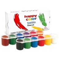 TEMPERA SCHOOL FARBY NA PLAKÁT 12 FARIEB 25 ml