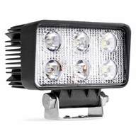 PRACOVNÁ LAMPA 6 LED 18W 12V 24 V HALOGÉN Vyhľadávacie svetlo