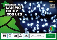 Vonkajšie viacfarebné osvetlenie vianočného stromčeka 20m 200 LED