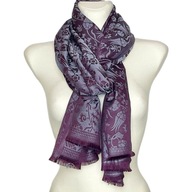 Dámska šatka Šatka s hodvábnou šatkou Scarf Violet