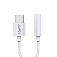 SAVIO ADAPTÉR USB-C - MINI JACK 3,5 MM (F) AK-51