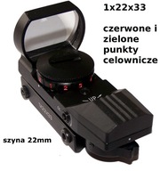 COLLIMOR otvorená 1x22x33 22mm VZDUCHOVÁ ZBRAŇ laserová g/r