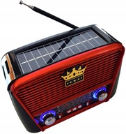 SOLAR PORTABLE Rádio sieť FM AM SW SD USB