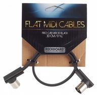 RockBoard Flat Midi 30 cm lomený kábel