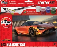 Airfix Starter Set - McLaren 765 - Zostaviteľný model - Mierka: 1:43