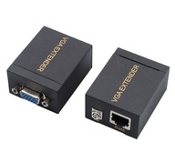 VGA Extender 60m Audio Video Splitter cez LAN RJ 45