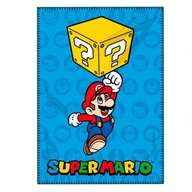 deka fleece deka pléd Super Mario prehoz 100x140