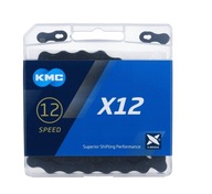 KMC X12 reťaz 126 článkov BlackTech čierna