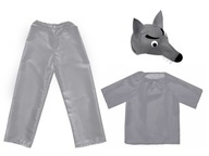 WOLF OUTFIT NOHAVICE BLÁZKA KLOBÚK 98-110