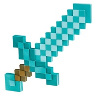 Karnevalový karnevalový doplnok s diamantovým mečom Minecraft Sekera