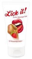 Gél s príchuťou jahody - Lick it 50 ml