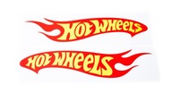 Nálepky 2x Hot Wheels 19,5 cm klasická stará škola