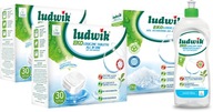 LUDWIK Ekologické tablety do umývačky riadu 60 Soľ 2 kg Leštidlo 500 ml