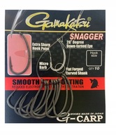 Háčiky Gamakatsu Snagger G-Carp, veľkosť 6