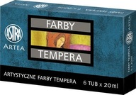 Astra Artea temperové farby 6 farieb - 20 ml