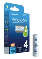 4X PANASONIC ENELOOP JAPONSKÉ R6 AA BATÉRIE