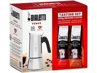 Sada Bialetti Venus 6tz + káva Nocciola 250g + káva Classico 250g