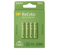 GP Recyko+ New R03/AAA 1000 Series EB4 1,2V Ni-MH