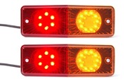 2x LED zadné LED svetlo vozíkov