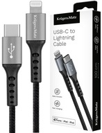 KRUGER MATZ USB C LIGHTNING APPLE IPHONE 1M KÁBL