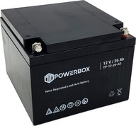 Bezúdržbová batéria Powerbox 12 V 26 Ah UPS