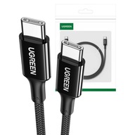 UZELENÝ SILNÝ KÁBEL USB-C 100W 1,5M BRAID