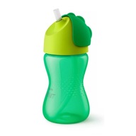 AVENT 12M+ hrnček S FLEXIBILNOU SLAMKOU 300 ML ZELENÁ