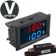 AMPÉRMETER VOLTMETER 100V 100A DC PRÚD