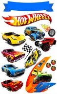 HOT WHEELS tortová oblátka + NAME Sugar Print A4