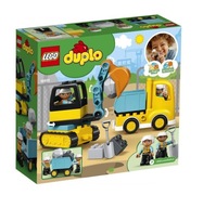 Lego Duplo 10931 Tehly nákladné auto a pásové rýpadlo