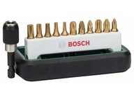 Bosch Sada bitových bitov 12 ks s rukoväťou 2608255990 PH/Pz/TORX