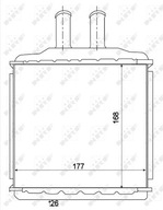 NRF Vnútorné vykurovanie výmenníka tepla 54270