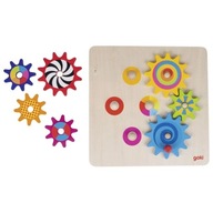 Goki Gears Wood Puzzle Board Colors