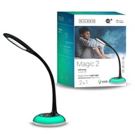 NOČNÁ STOLNÁ LAMPA NILSEN MAGIC 2 7W LED ČIERNA