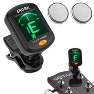 AROMA TUNER TUNER + 2 BATÉRIE gitara basgitara husle ukulele chromatické