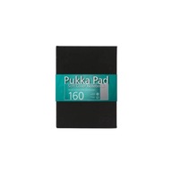 PUKKA SOFT COVER notebook B5, mriežka, čierna